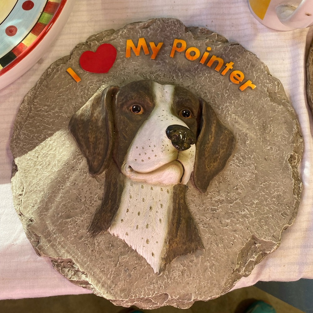 I Love My Pointer Wall Plaque Or Stepping Stone New Not Inbox